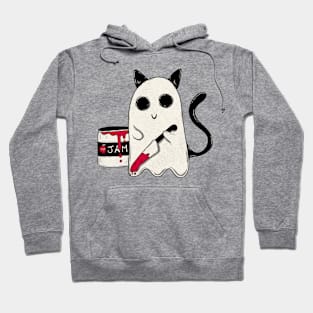 Spooky ghost cat Hoodie